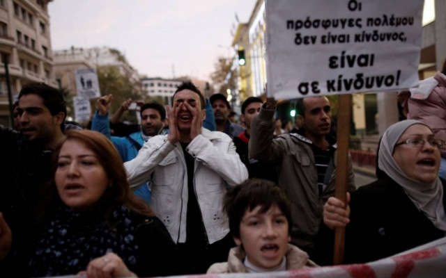 Ολοκληρώθηκε η συγκέντρωση υπέρ των Σύρων στο Σύνταγμα