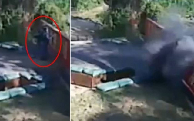 Κίνα: Απασφαλισμένη χειροβομβίδα γλίστρησε από τα χέρια του!