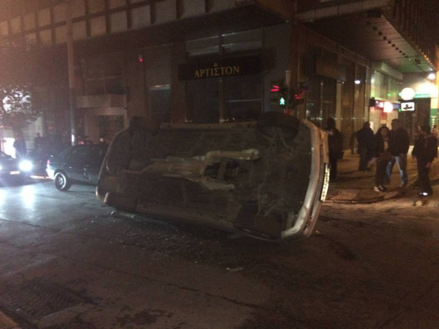 Επεισόδια στα Εξάρχεια μετά την πορεία για τον Ρωμανό