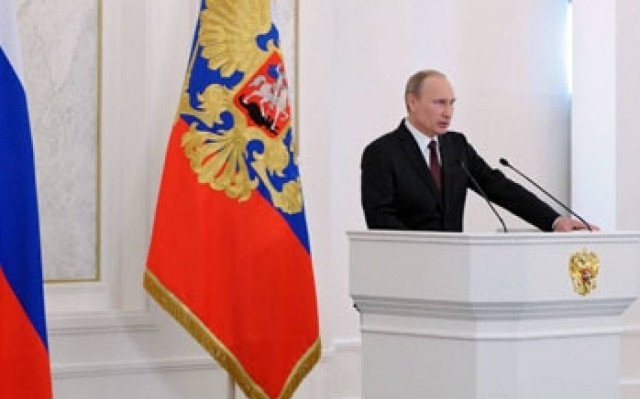 LIVE: Η ομιλία του Πούτιν στο κοινοβούλιο