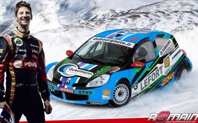 F1: Ο Romain Grosjean στο Trophee Andros