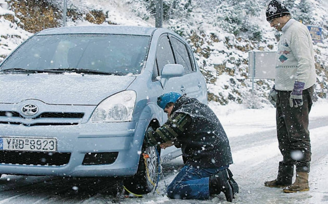 «Λευκό» τοπίο σε περιοχές της Δυτικής Μακεδονίας