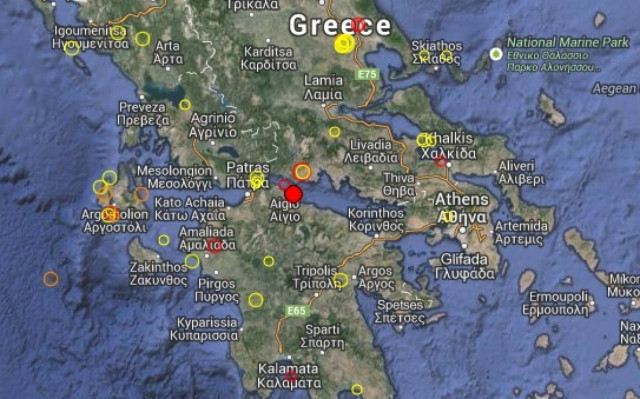 Σεισμός στο Αίγιο