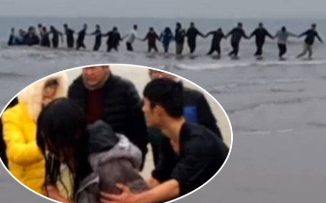 Κίνα: Ανθρώπινη αλυσίδα για τη διάσωση μυστηριώδους γυναίκας