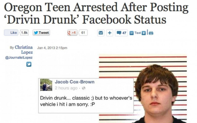 Οχι άλλα post σε κατάσταση μέθης στο facebook