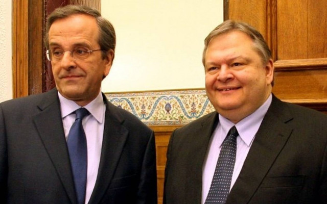 Συνάντηση Σαμαρά - Βενιζέλου στο Μαξίμου