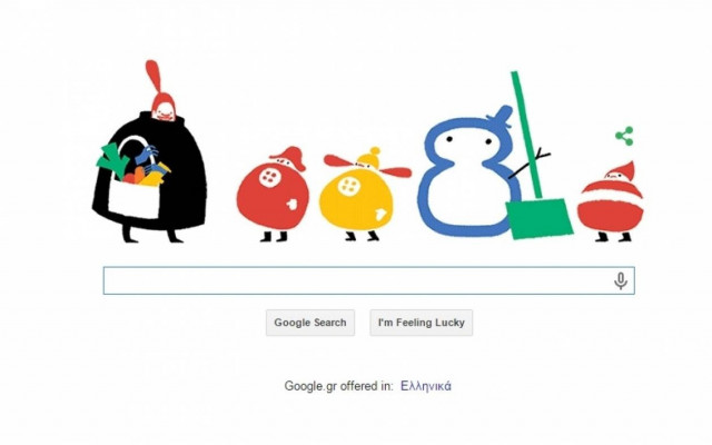 Η Google τιμά με doodle το Χειμερινό Ηλιοστάσιο
