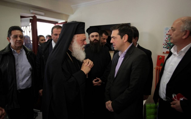 Τσίπρας: Θα στηρίξουμε το έργο της Εκκλησίας