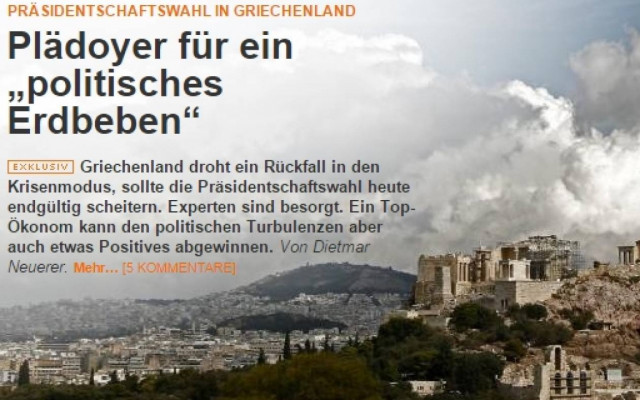 Handelsblatt: Η στροφή στ' αριστερά μπορεί να είναι θετική