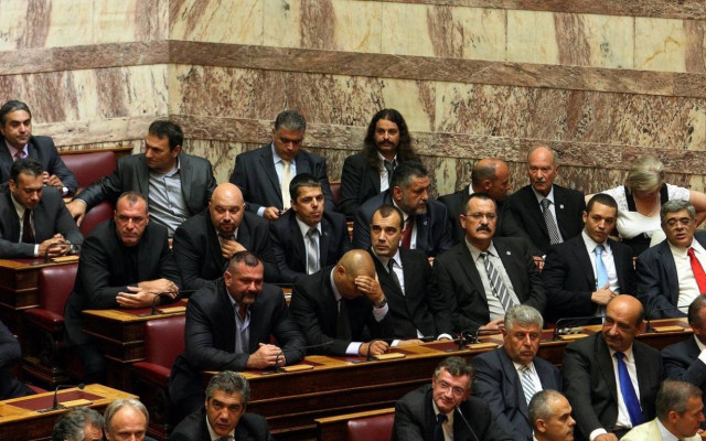 Η Χρυσή Αυγή για την πτώση της κυβέρνησης Σαμαρά