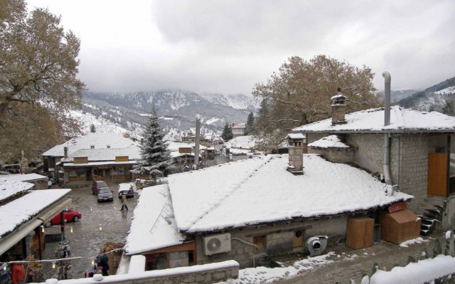 Το Μέτσοβο ντύθηκε στα «λευκά»