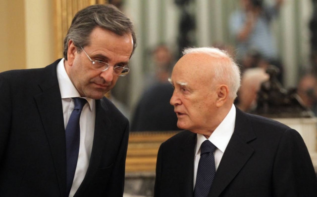 Ο Σαμαράς στον Παπούλια - Δείτε LIVE