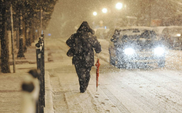 «Αντίο» στο 2014 με χιόνια και έντονη κακοκαιρία