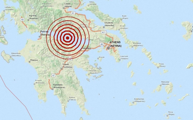 Σεισμός 4 Ρίχτερ στον Κορινθιακό Κόλπο