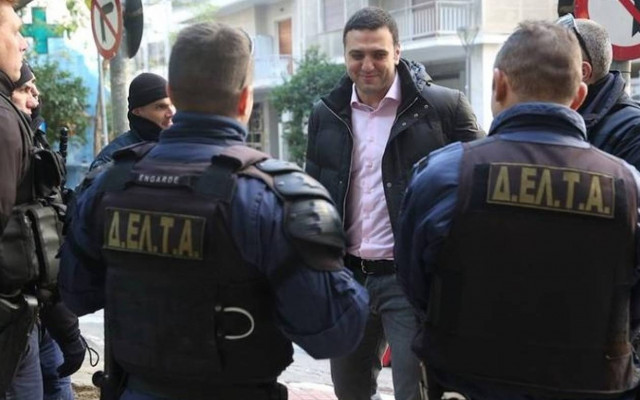 Στα Εξάρχεια ο Βασίλης Κικίλιας