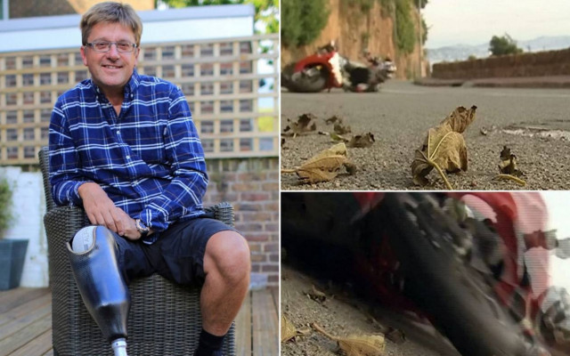 Κάμεραμαν κατέγραψε το ατύχημα από το οποίο έχασε το πόδι του!