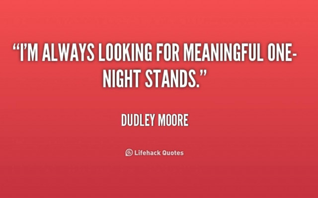 Τα one night stands κάνουν καλό στην υγεία