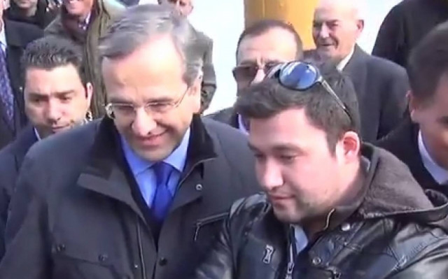 Ζήτησαν από τον Σαμαρά selfie (video)