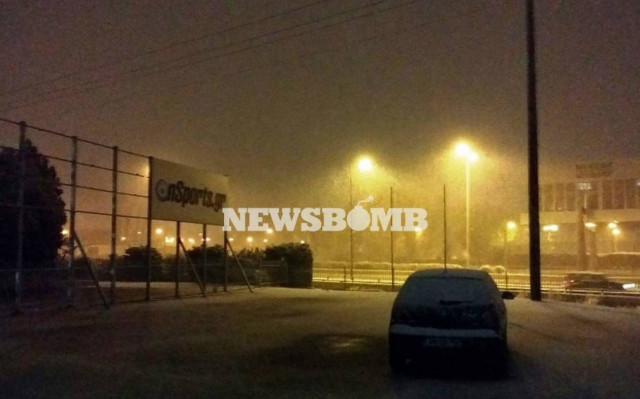 Στα λευκά τα βόρεια προάστια της Αττικής - Ολικός παγετός