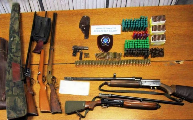 Συνελήφθη 62χρονος για παράνομη οπλοκατοχή στο Βόλο