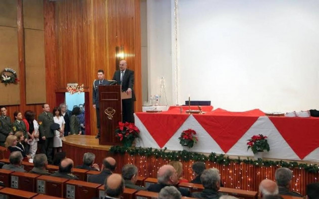 Παρουσία ΥΕΘΑ Νίκου Δένδια στην κοπή πίτας νέου έτους 2015 στο ΝΙΜΤΣ (pics)