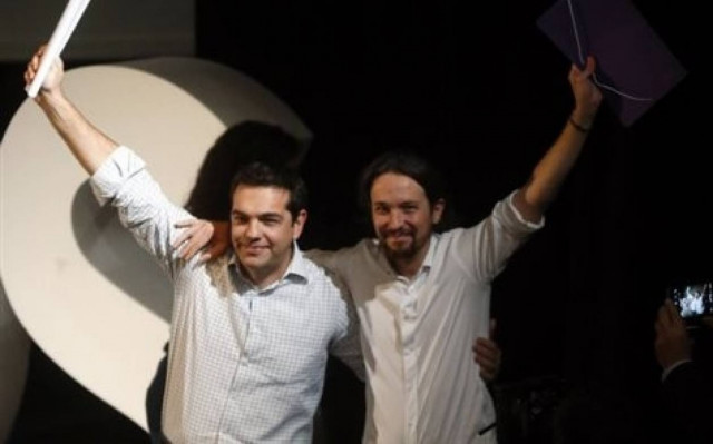 Εκλογές 2015: Στο πλευρό του Αλέξη Τσίπρα ο ηγέτης του Podemos