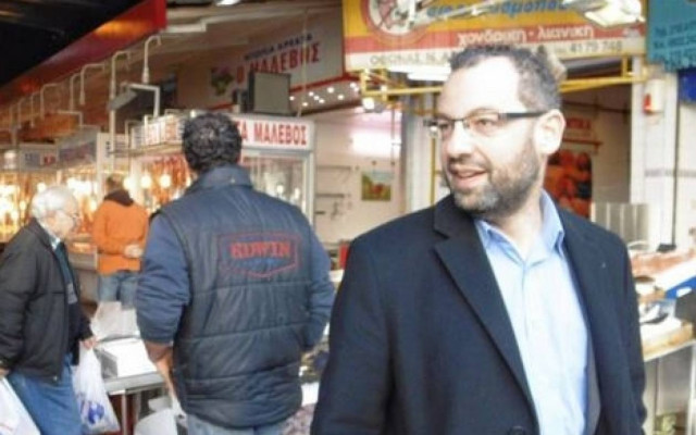 Στη λαχαναγορά ο υποψήφιος βουλευτής Α' Πειραιά Γιώργος Χρηστοφορίδης (pics)