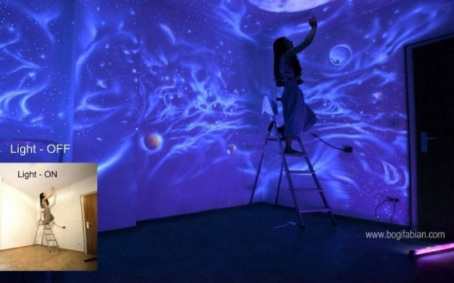 Μόλις κλείσουν τα φώτα στο δωμάτιο αυτό ταξιδεύεις σε άλλους κόσμους