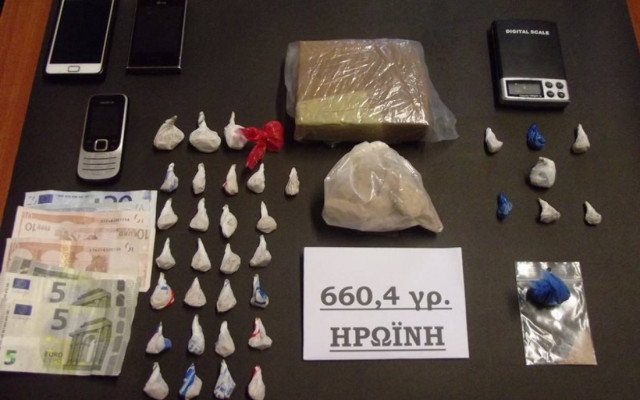 Δύο συλλήψεις για διακίνηση «σκληρών» ναρκωτικών στη Ρόδο