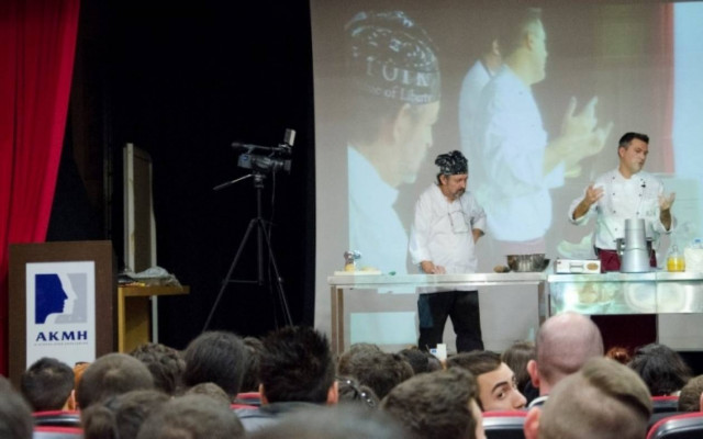 Οι Ιταλοί Chef  Walter Frontalini &  Giordano Bendandi στο ΙΕΚ ΑΚΜΗ