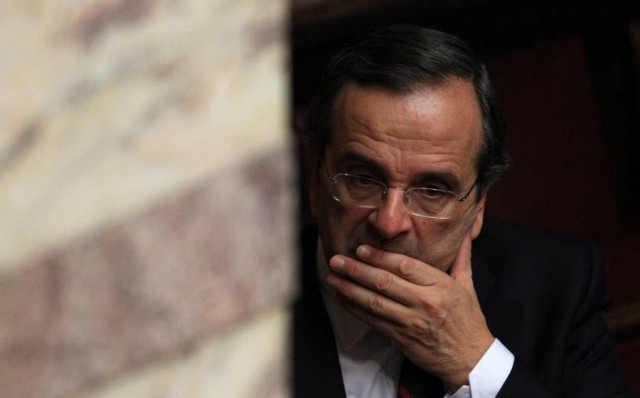 Εκλογές 2015: «Κλειδωμένος» από το πρωί στη Συγγρού ο Σαμαράς