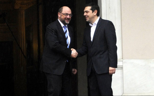 Σούλτς: Ο Τσίπρας δεν θα κινηθεί μονομερώς – Τσίπρας: Εγγυόμαστε την σταθερότητα