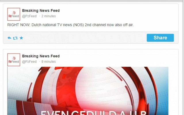 Ολλανδία: Ένοπλος εισέβαλε στα γραφεία της NOS TV