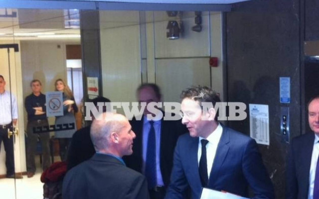 Στο υπουργείο Οικονομικών ο Ντάισελμπλουμ (pics)