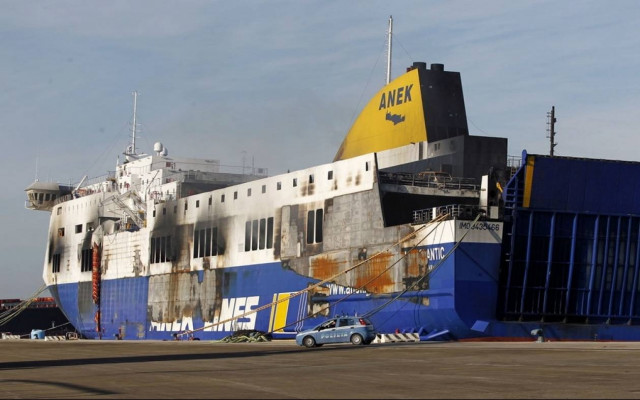 Βρέθηκε απανθρακωμένο πτώμα στο γκαράζ του Norman Atlantic