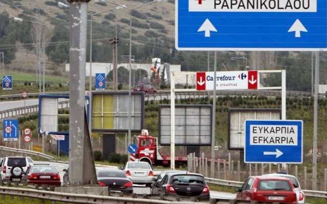 Έργα στην περιφερειακή οδό Θεσσαλονίκης