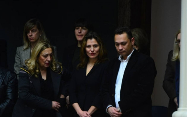 Η πρώτη κυρία της Ελλάδας στα θεωρεία της Βουλής (pics)