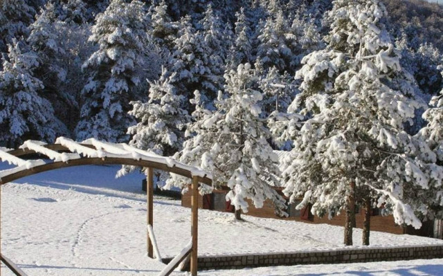 Κακοκαιρία: Στα λευκά ντύθηκαν τα ορεινά της Ξάνθης (photos)