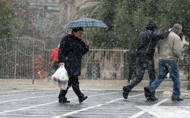 Η χιονισμένη Θεσσαλονίκη (Photos)