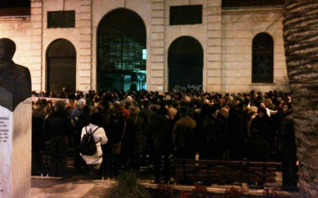 Συγκέντρωση υπέρ των θέσεων της ελληνικής κυβέρνησης στην Κρήτη