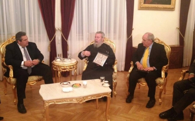 Ολοκληρώθηκε η επίσκεψη του Καμμένου στην Κύπρο