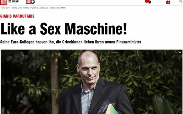 Bild για Βαρουφάκη: «Σαν μηχανή του σεξ»