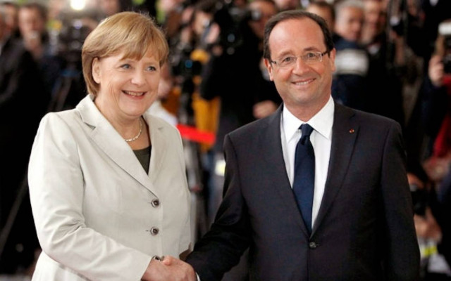 Οι δηλώσεις Μέρκελ - Ολάντ για την Ελλάδα (video)