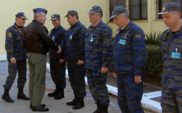 Επίσκεψη Αρχηγού Τακτικής Αεροπορίας  στην 350ΠΚΒ (pics)