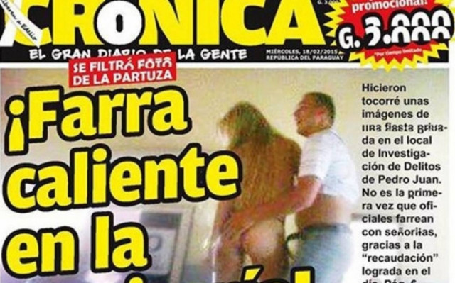 Παραγουάη: Όργια με εκδιδόμενες σε αστυνομικό τμήμα! (photo)
