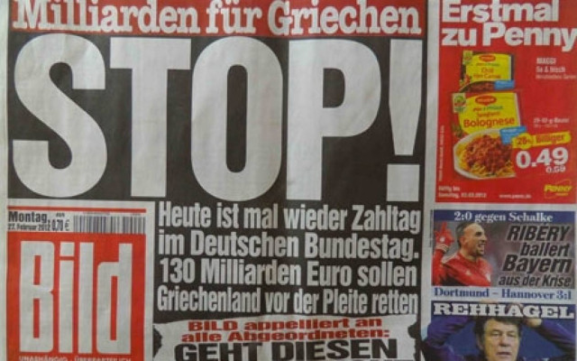 Συνεχίζει το ρεσιτάλ αθλιότητας η Bild