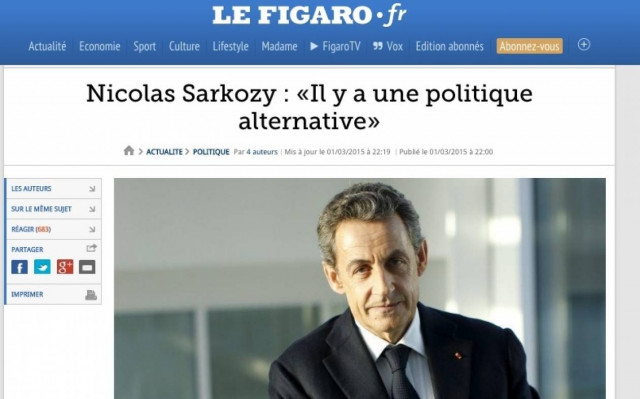 Σαρκοζί: «Ο Τσίπρας έφαγε το καπέλο του και κατάπιε τις προεκλογικές του δεσμεύσεις»