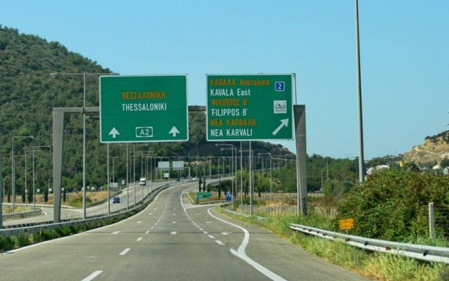 Καβάλα: Κλειστό κομμάτι της Εγνατίας λόγω κατολίσθησης