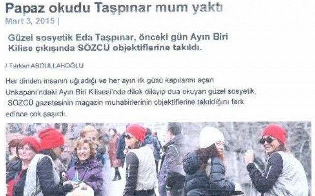 Διάσημη Τουρκάλα προσεύχεται σε Ελληνορθόδοξο ναό της Πόλης