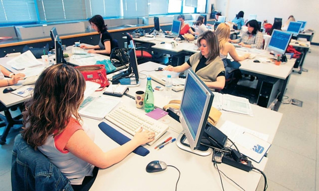 Αύξηση της μισθωτής απασχόλησης τον Φεβρουάριο